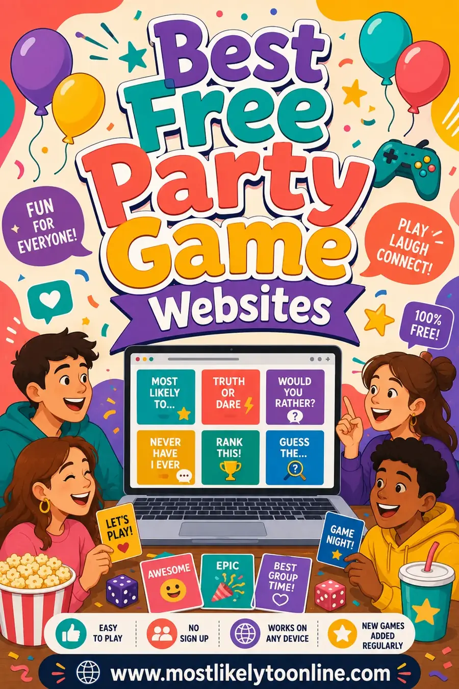 Best Free Party Game Websites (No Download)