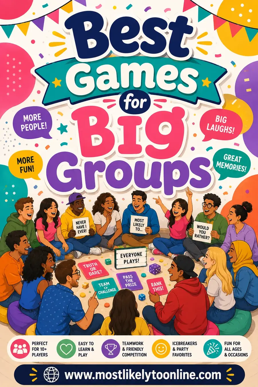 Best Games for Big Groups (That Actually Keep Everyone Involved)
