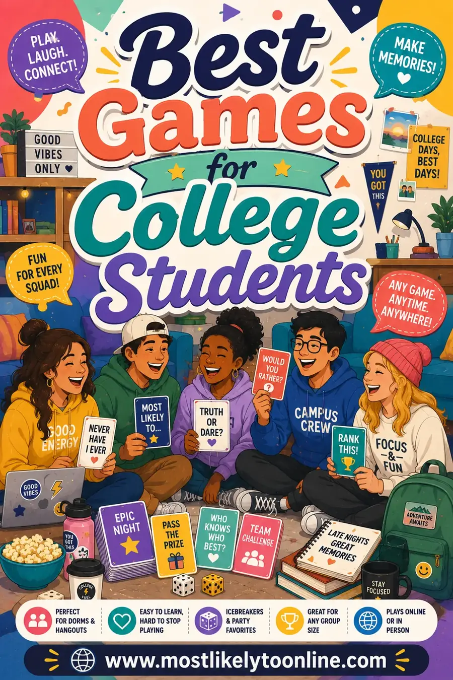 Best Games for College Students: Dorm & Party Picks
