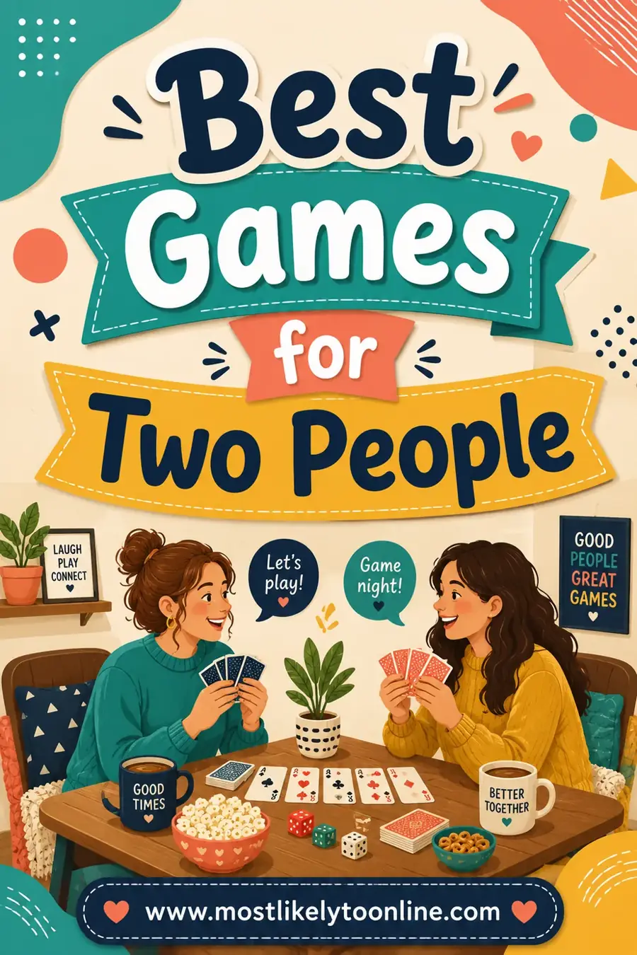 Best Games for Two People (Fun for Couples & Best Friends)