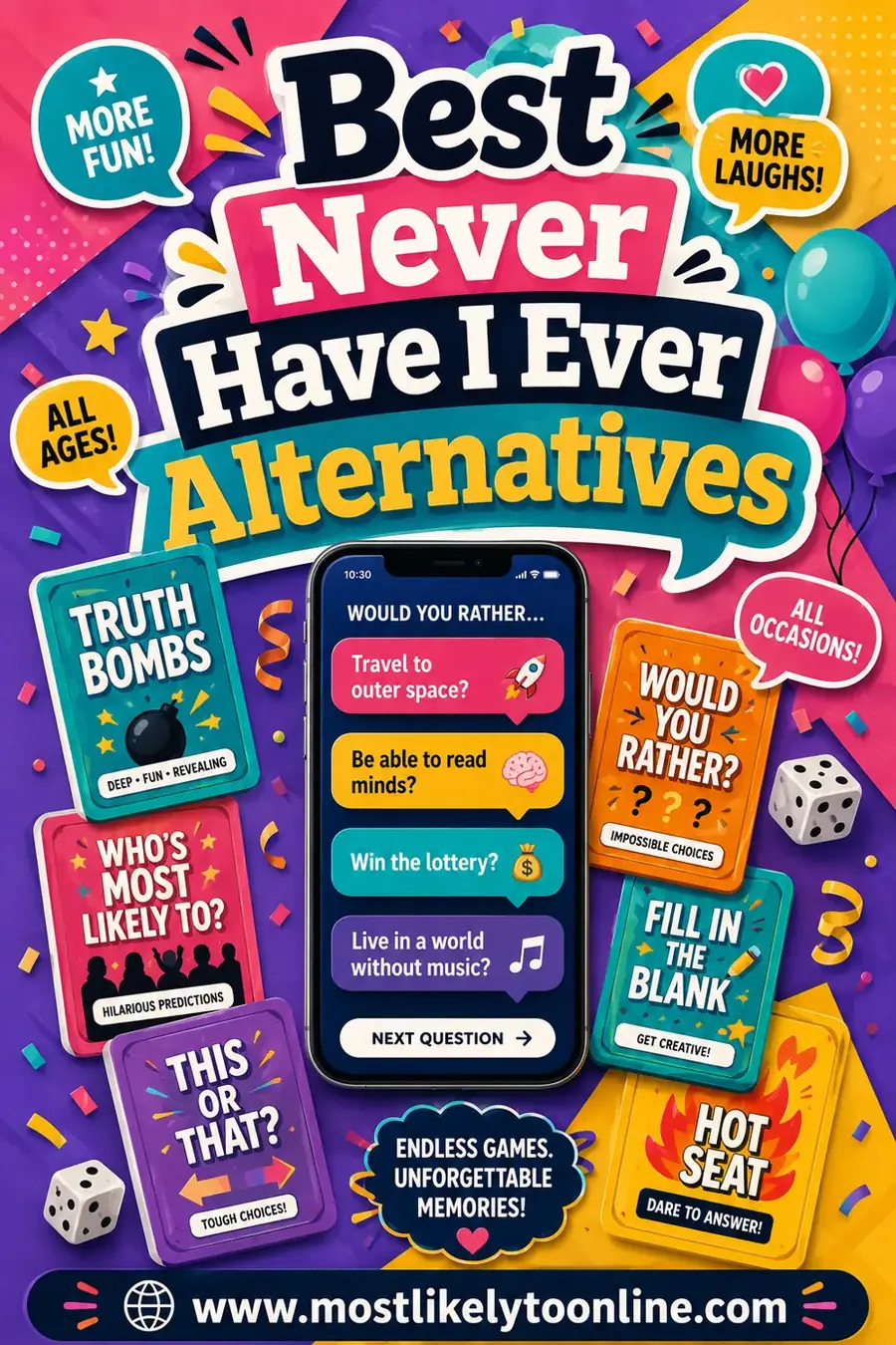 Best Never Have I Ever Alternatives (Free Games)
