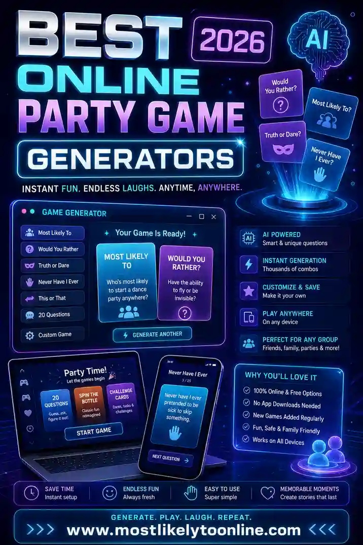 Best Online Party Game Generators 2026