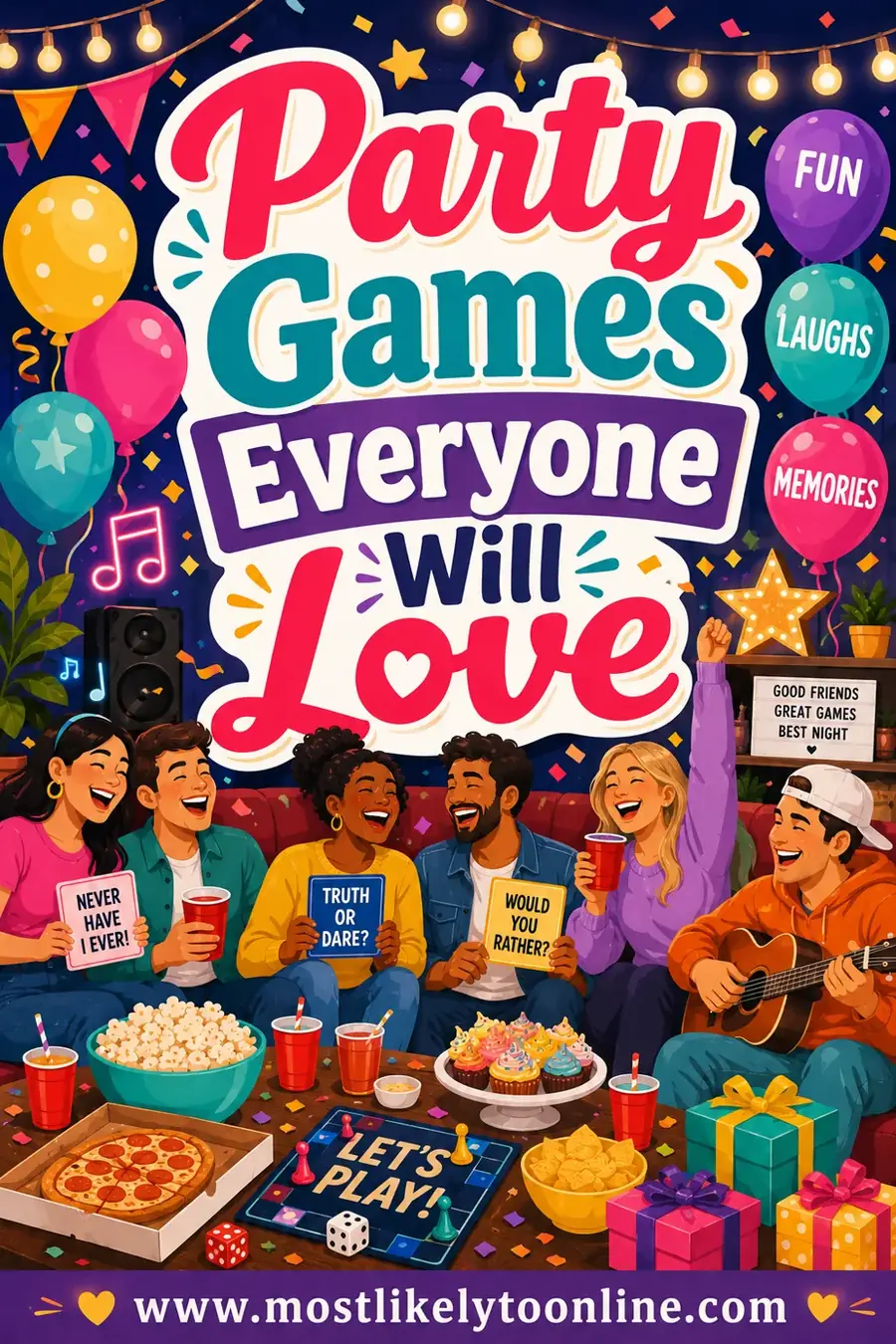 Best Party Games for Groups: 15 Easy Crowd-Pleasers