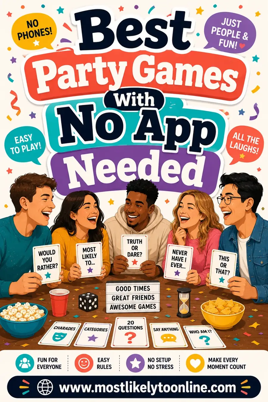 Best Party Games With No App Needed