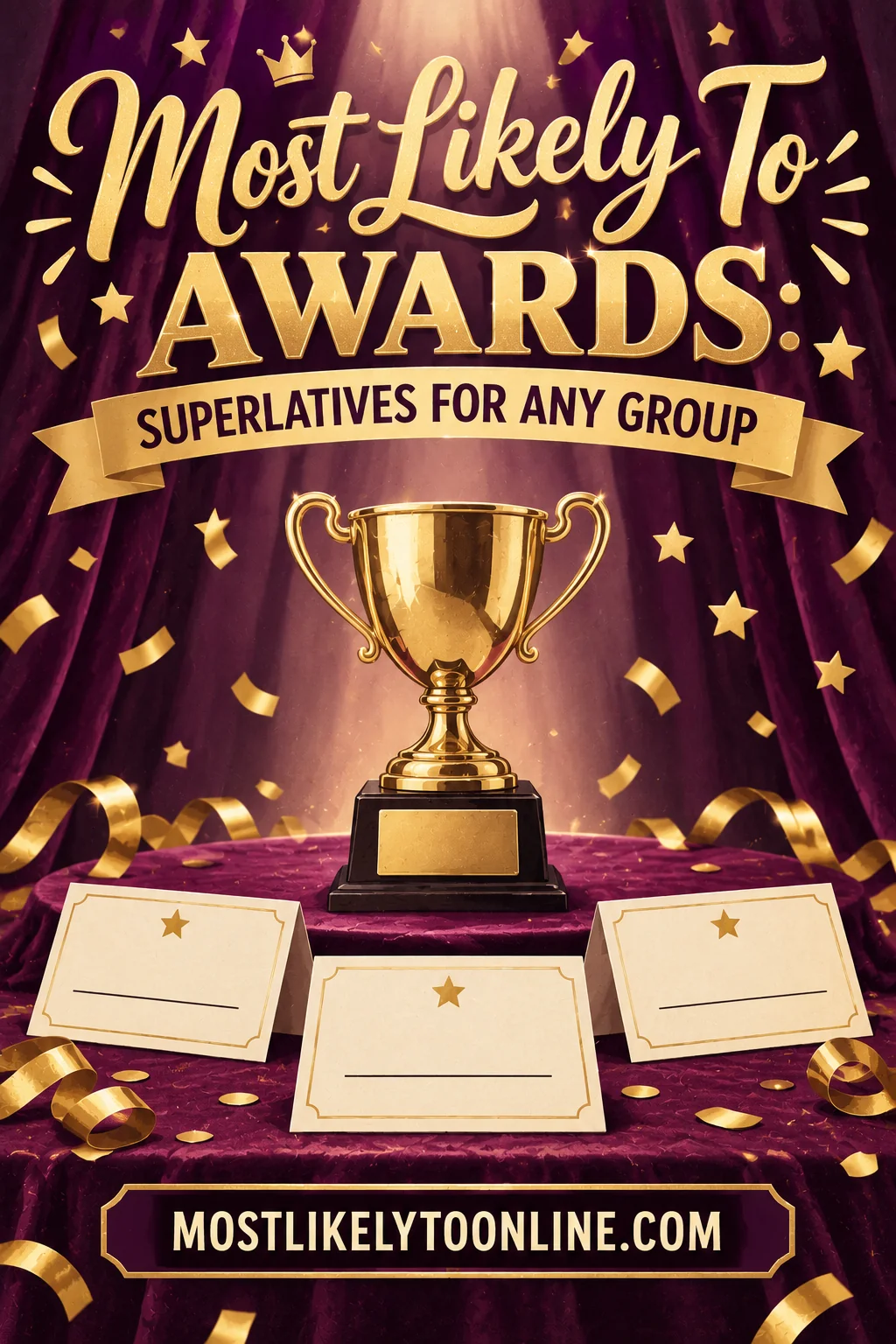 Most Likely To Awards: Superlatives for Any Group