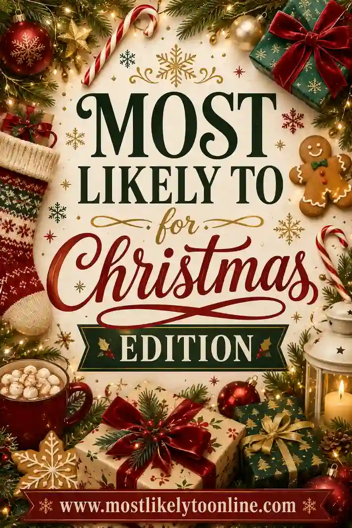 Most Likely To Christmas Edition: 50 Holiday Questions