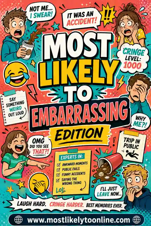 Most Likely To: Embarrassing Edition (50 Funny Questions)