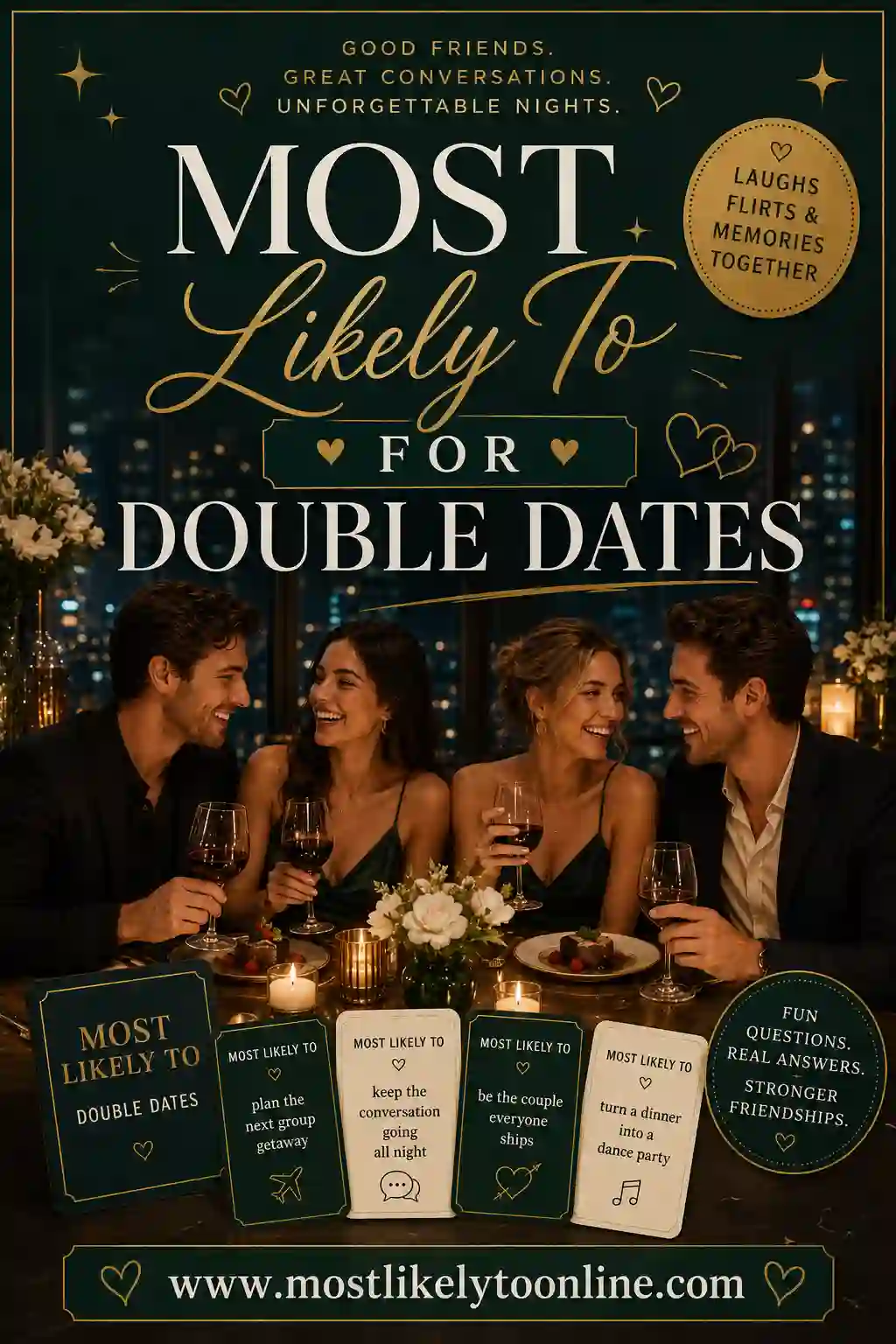 Most Likely To for Double Dates: 50 Couple Questions