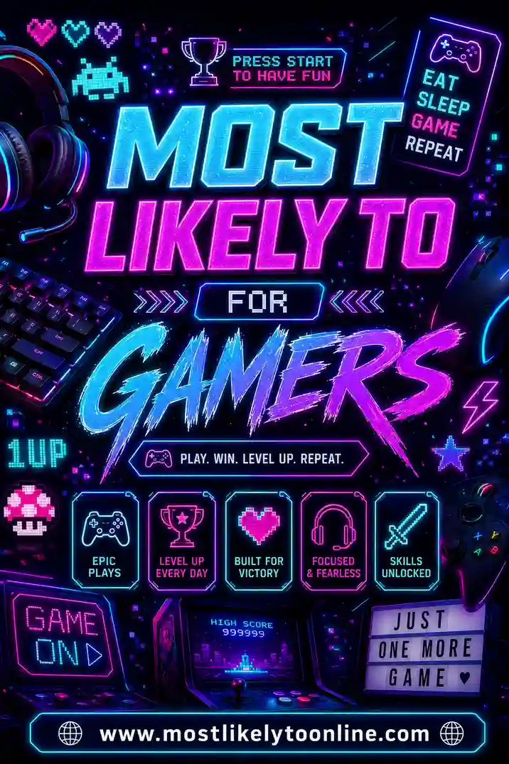 Most Likely To for Gamers: 50 Funny Questions to Play