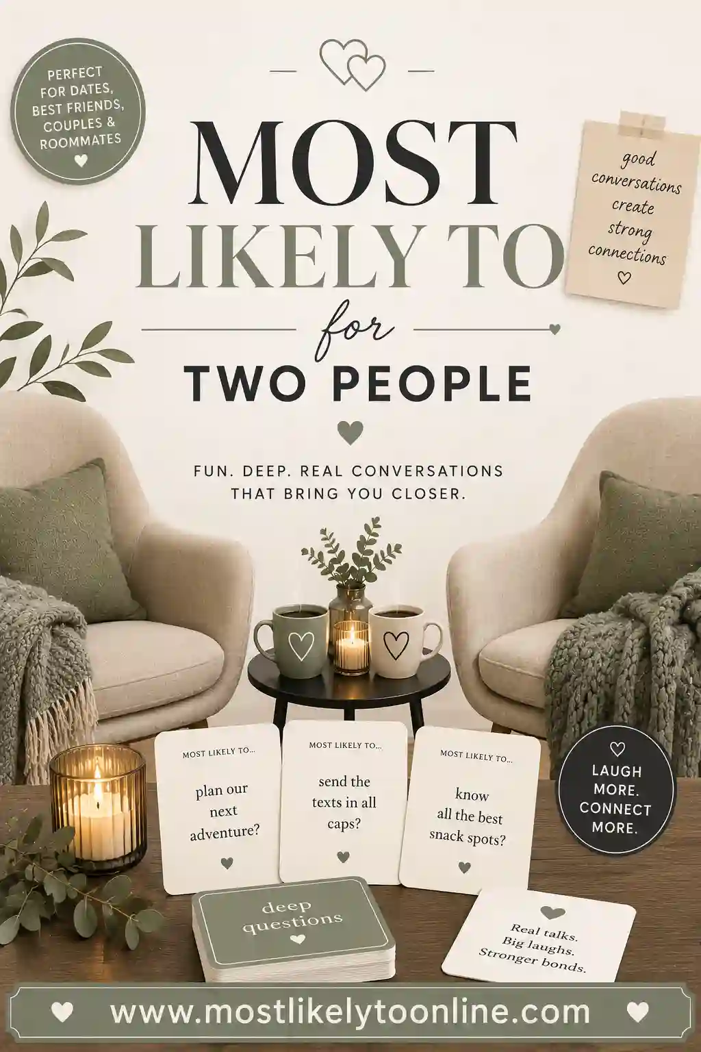 Most Likely To for Two People: 50+ Questions for Pairs