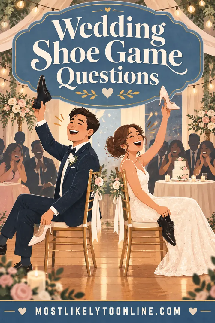 Wedding Shoe Game Questions β 100 "Who's Most Likely To" Prompts for the Reception
